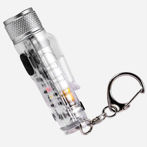 EDC Keychain Pocket Waterproof Light Mini Buckle Magnetic Torch Flashlight Rechargeable Superbright LED Lamp