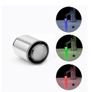 Hight Quality Temperature Control RGB Water Glow LED Faucet Light