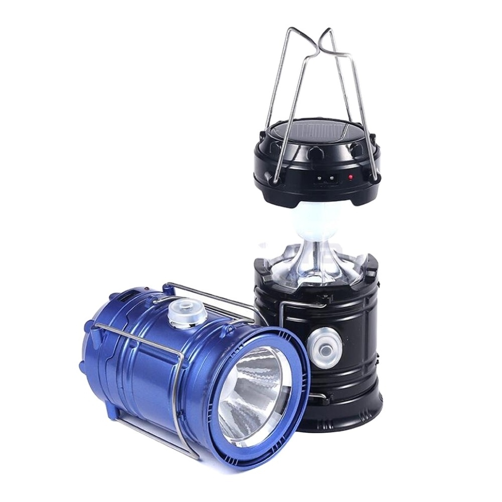 Super Bright Solar LED Rechargeable Camping Lantern For Hiking Travel Backpacking Camping