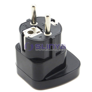 Germany EU AC Plug Electrical Power Plug Adapter With Safety Shutter