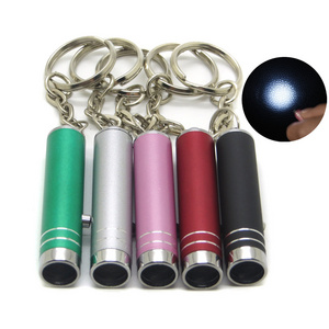 Mini Portable Pen LED Torch Light UV Keychain Pocket Pen Flashlight