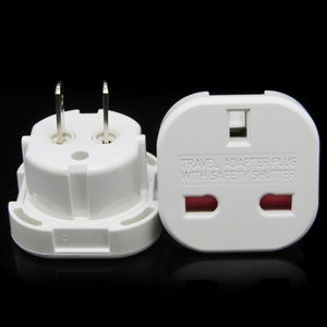 10A/16A 240V UK To US Power Socket Plug US Travel Plug Adapter With Safety Shutter