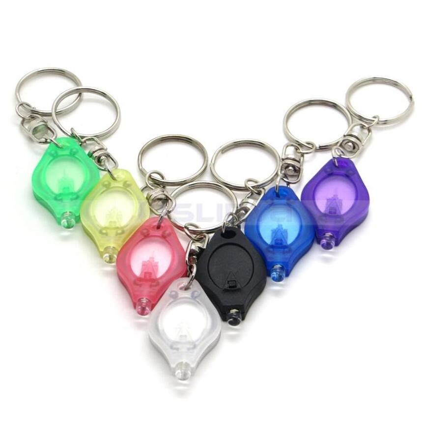 Promotion Custom LED Keychain Mini Torch CR2016 Flashlight