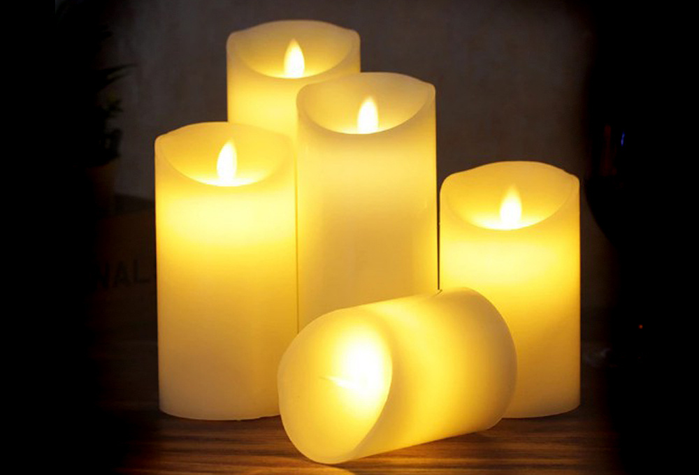 Warm LED Candle Light Flickering Tea Light Bulb Flameless Simulation Candle Festival Wedding Celebration