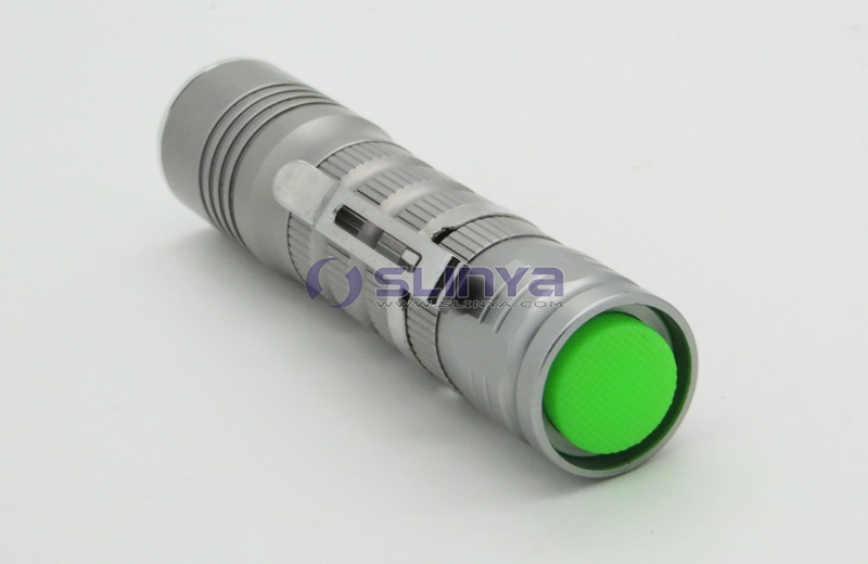 Mini Fluorescence Detector LED Flashlight Aluminum 365nm/395nm UV Blacklight Ultra Violet LED Torch