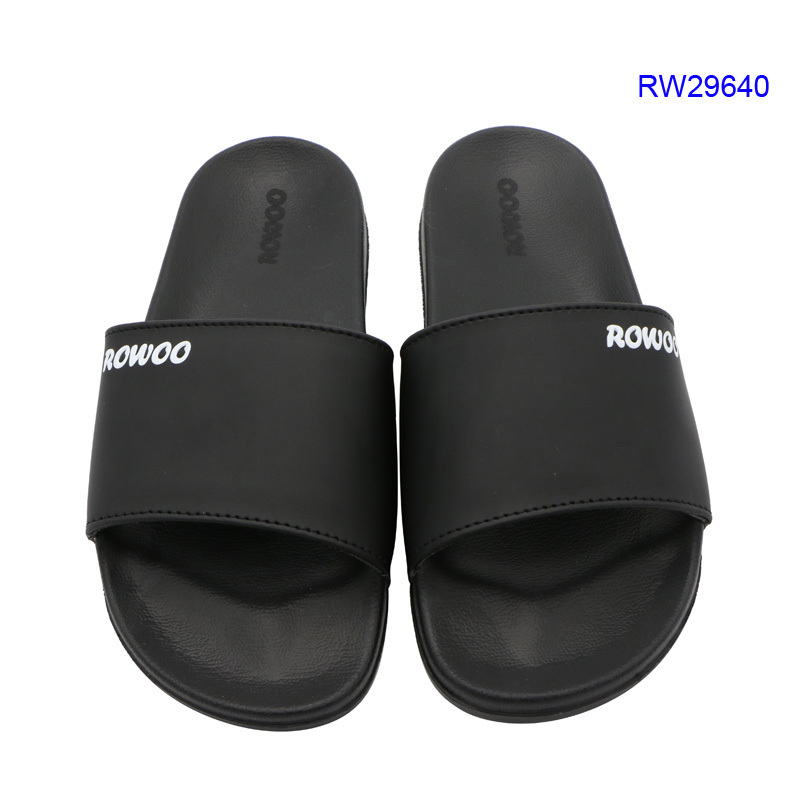 Factory Direct Black wholesale EVA Open Toe slide sandals men slippers