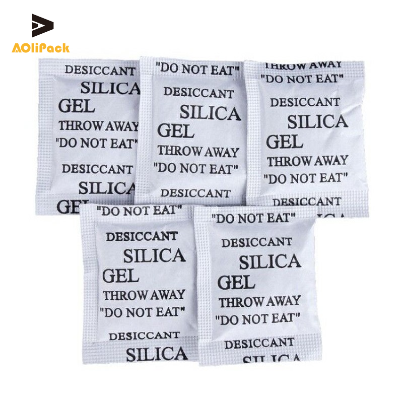 Dry Silica Gel Desiccant Bags 0.5g 1g 25g 100g for Food Pharmaceutical