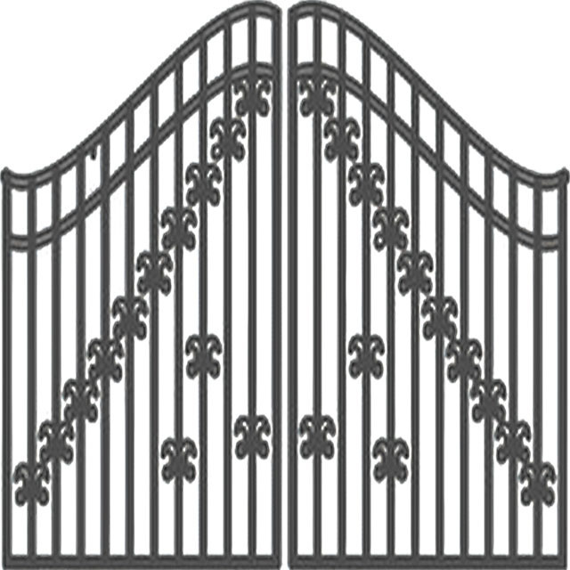 The first iron products Alibaba gold supplier wrought iron small garden gate