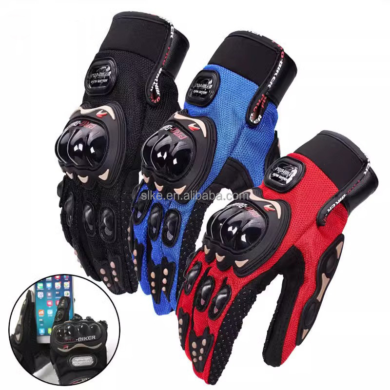 Pro-biker High Quality Hard Knuckle Touch Screen Guantes Para Motos Motocross Protective Gear Racing Motorcycle Gloves