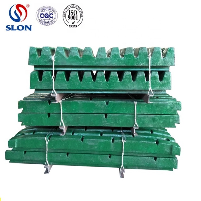 High Manganese LT106 LT110 LT120  C100  C125 C140 Jaw Crusher Spare Parts Jaw Plate For Primary Crushing