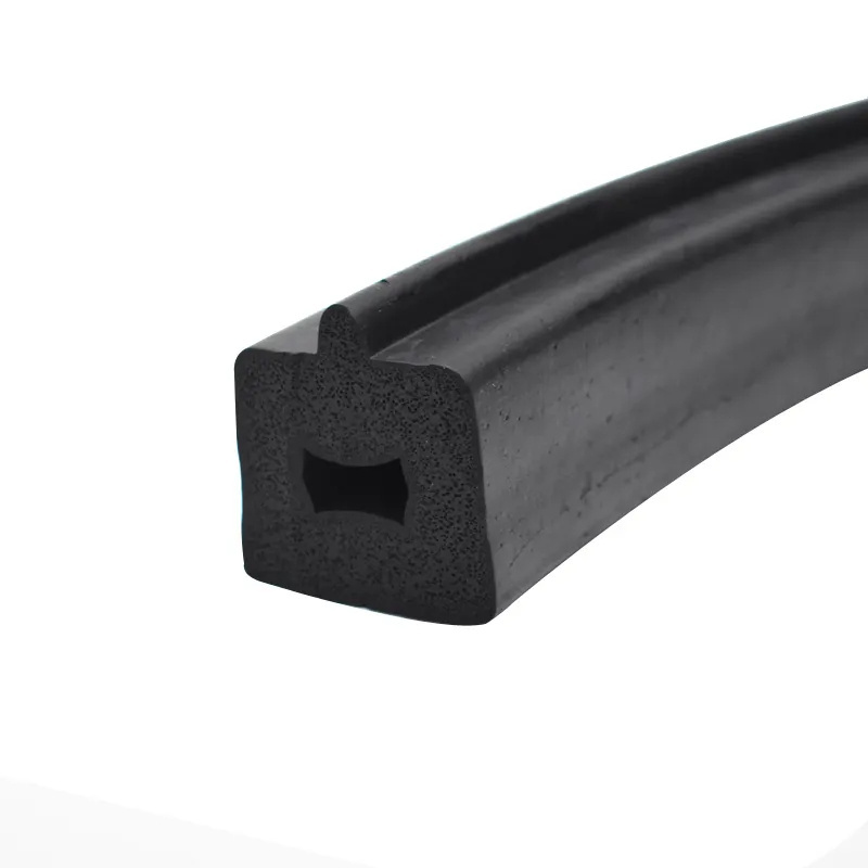 Extruded rubber seam protection garage window bottom threshold folding epdm weather seal strip door