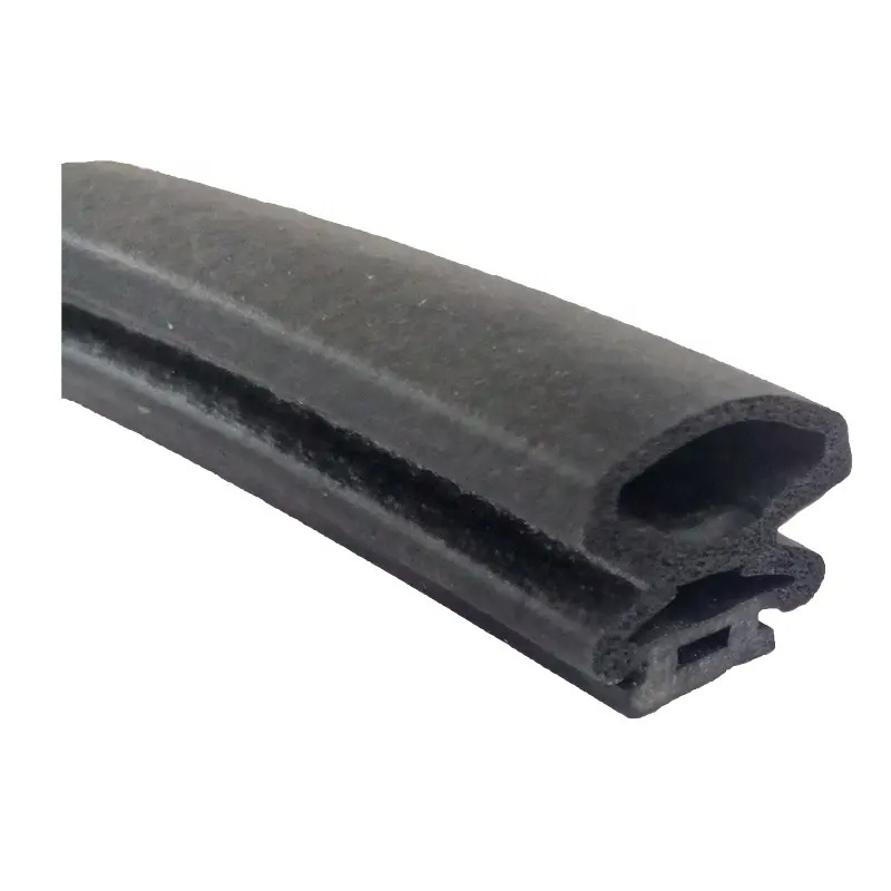 Extruded rubber seam protection garage window bottom threshold folding epdm weather seal strip door