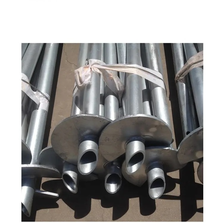 Vietnam high quality Solar Panel mounting steel helical poles Solar Racking for Solar Energy projects