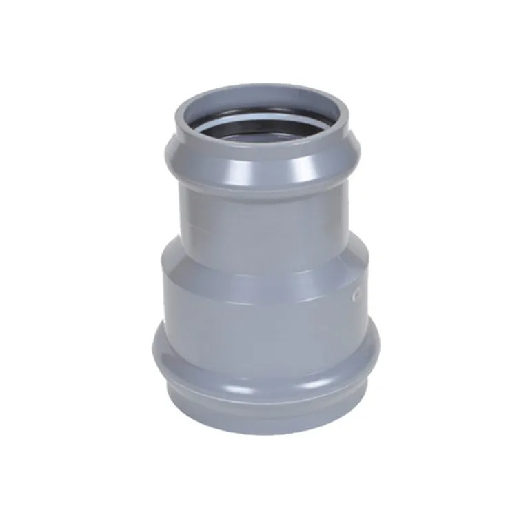 TU-PIPE Factory Customized PN10 4 Way Tee UPVC Fitting 110~315mm PVC Lateral Cross