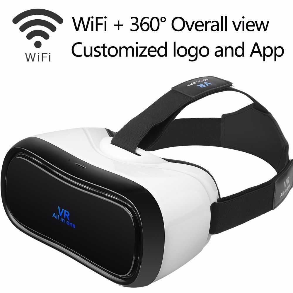 1080p HD virtual display all in 3d vr glasses wifi for 3d games and movies