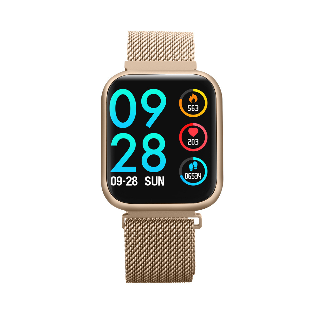 New Smart Watch P80 Smartwatch with IPS Full Touch Screen Heart Rate Blood Pressure Oxygen Fitness Tracker for Man Women