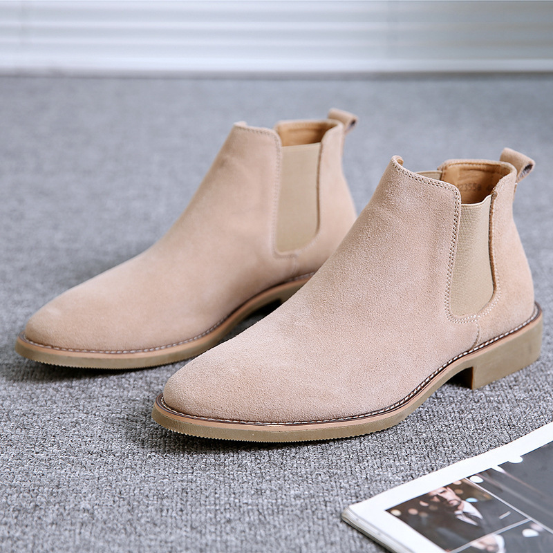 sh11378a Men Wear Office Dress Genuine Leather Man Slip On Boots Shoes 2023