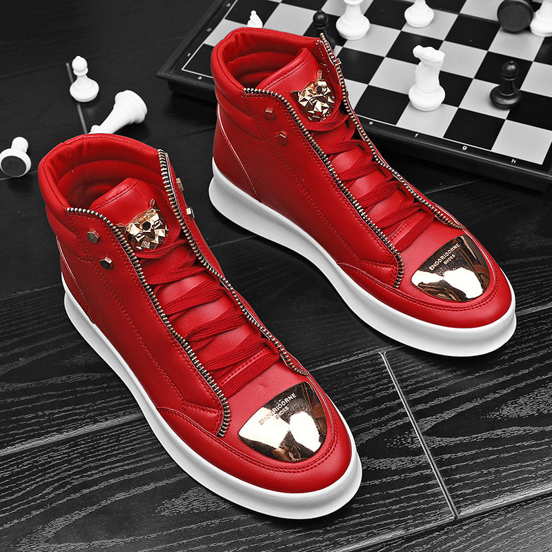 sh10568a 2023 New product basketball shoes red color men's shoes sneakers in china