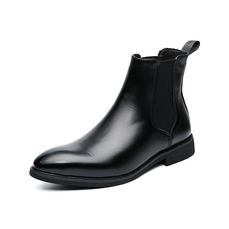 sh12449a Slip on men boots 2023 winter chealsea boots men