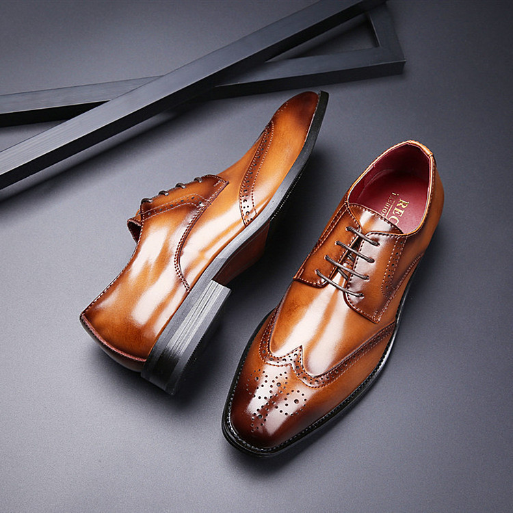 sh10571a 2023 High quality and low moq men dress shoes made in china