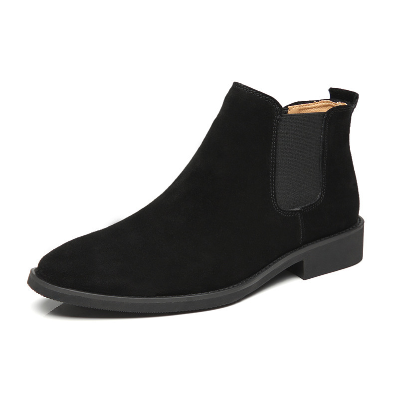 sh11378a Men Wear Office Dress Genuine Leather Man Slip On Boots Shoes 2023