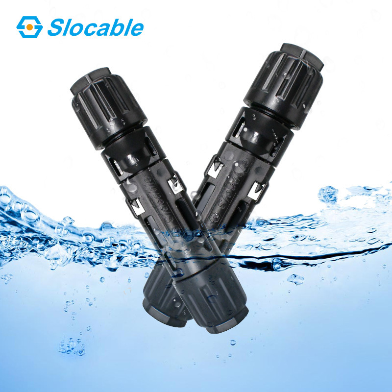 IP68 Waterproof TUV approved 40A 1500V dc solar mc wire connectors for solar energy system