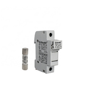 Slocable TUV CE Quality Approved Solar PV System DIN rail fuse carrier 32A with fuse 10A