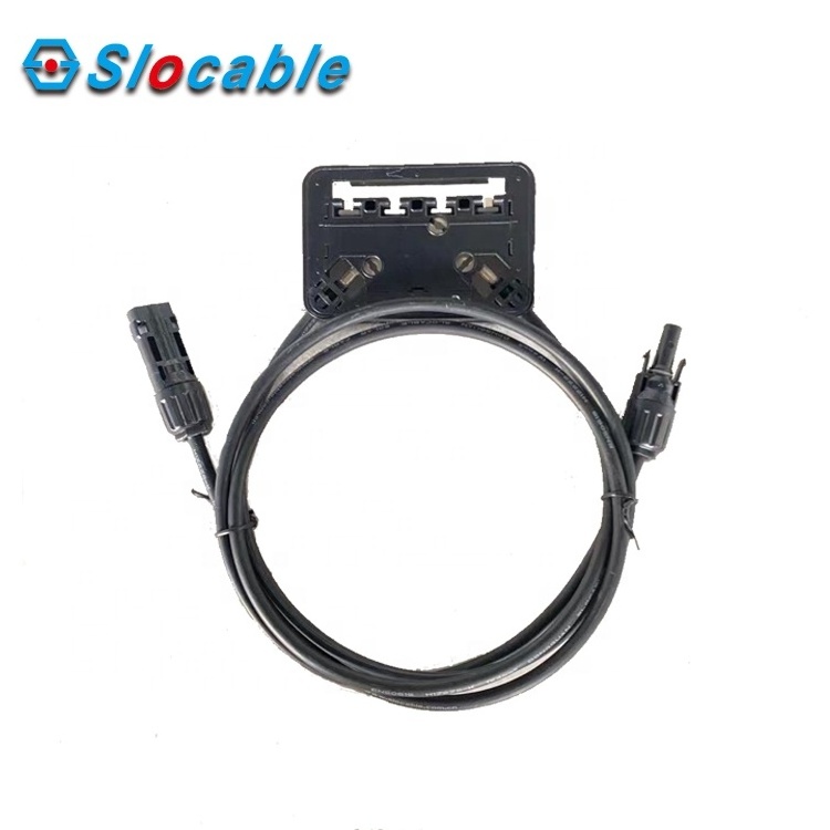 IP68 Waterproof 1500V 16A Plastic PV Junction Box with Solar Cable for Solar Energy