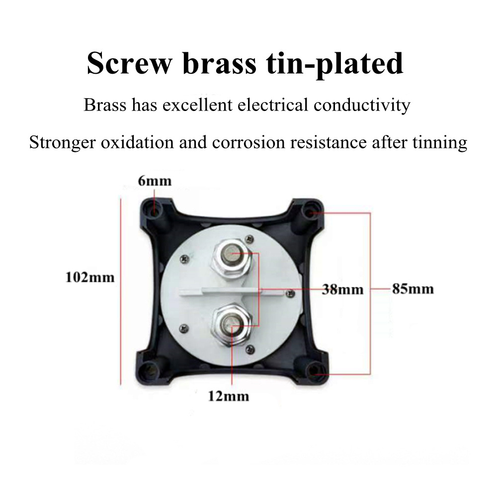 Slocable 12v to 48v dc high current on/off disconnect switch battery isolating switch