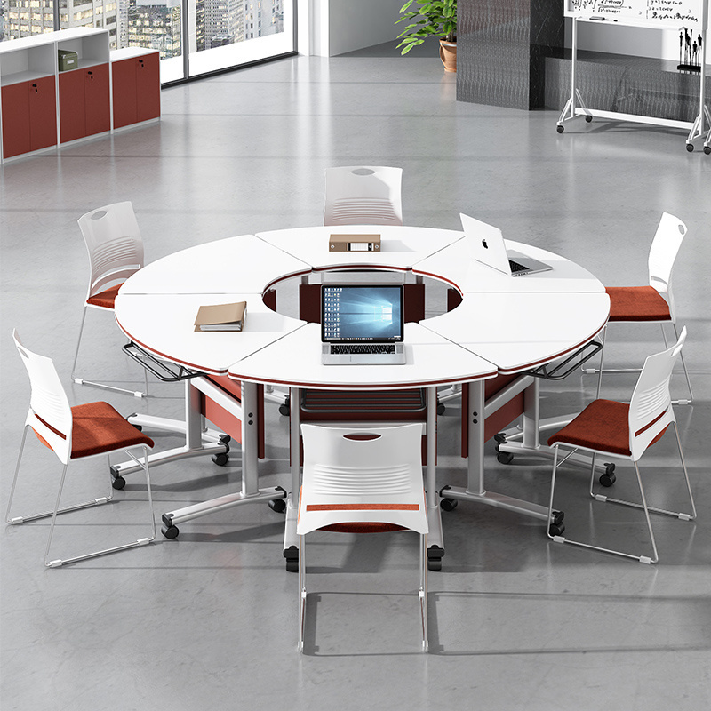 HYZ-49 escritorios de oficina office furniture modern  conference table and chairs  folding desk  foldable table  folding table