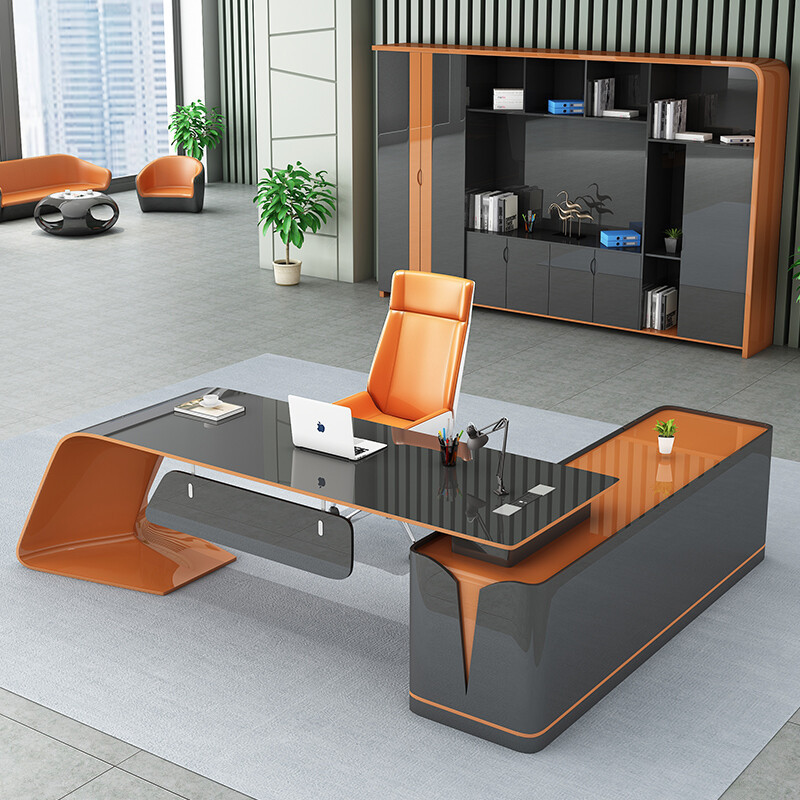 KD11escritorio office furniture boss desk manager executive office desk table ceo luxury desk boss table for office