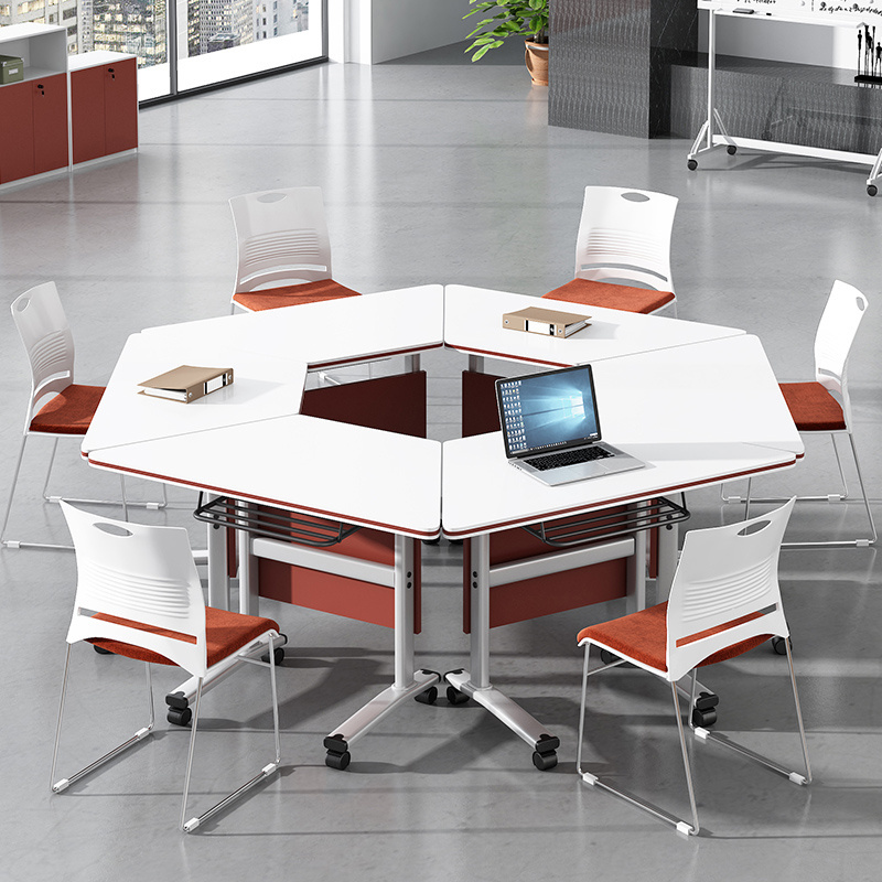 HYZ-49 escritorios de oficina office furniture modern  conference table and chairs  folding desk  foldable table  folding table