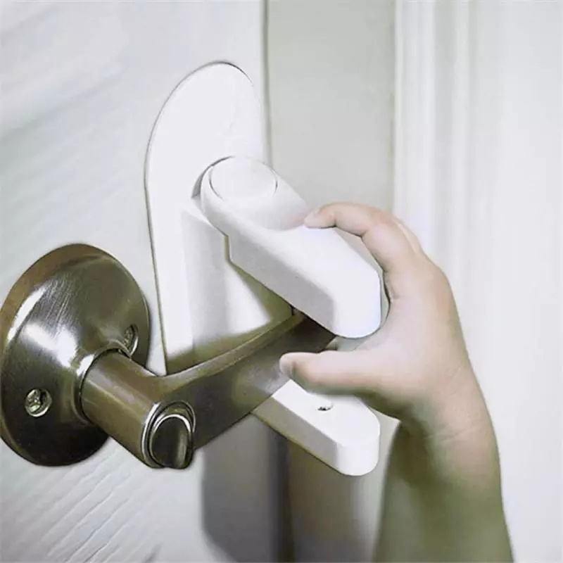 Door Lever Lock for Home Universal Professional Children Kids Safety Doors Handle Locks Baby Anti-open Protection Device