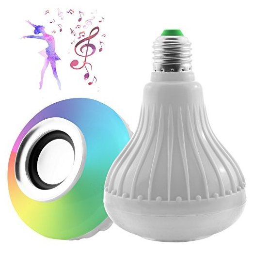 Light Bulb Wireless Speaker Bulb 6W RGB Bulb LED Lamp With Remote Control Smart For Home Spotlight Music Lamp