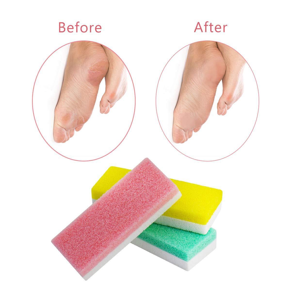 Pumice Bar Dual Sided Extra Coarse Exfoliating Foot File Heel & Feet Scrubber Pumice Sponge Foot Pad Buffer Callus Remover