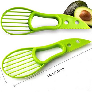 Multifunction Plastic Avocado Tool Avocado Scoop Corer Fruit Cutter Slicer