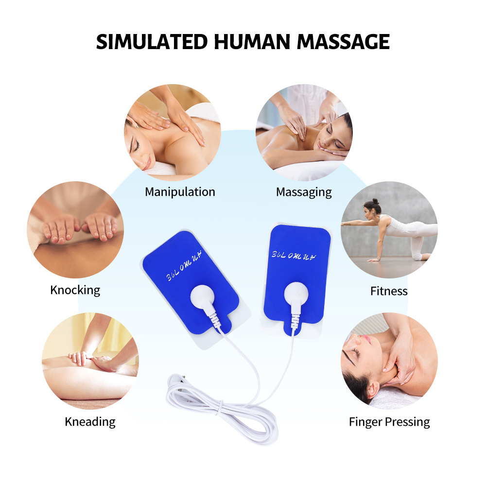 Electric Tens Muscle Stimulator EMS Acupuncture Body Massager 6 Models 15 Intensity Digital Therapy Health Care Machine