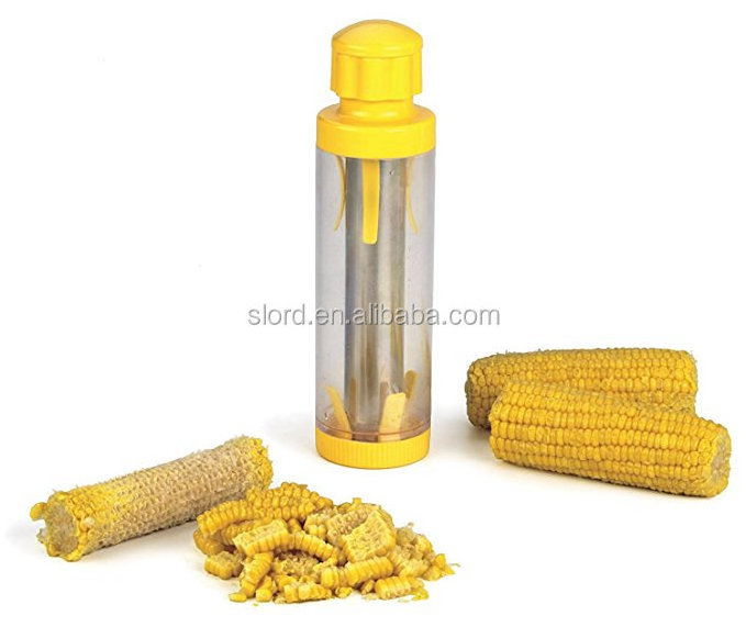 New desgin Deluxe Stainless Steel blade Corn Stripper  corn cobber tools for corn Easy remover