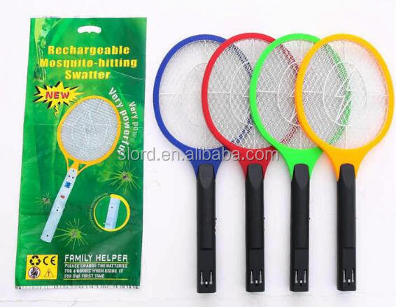 Rechargeable High voltage Electric fly swatter Mosquito killer racket