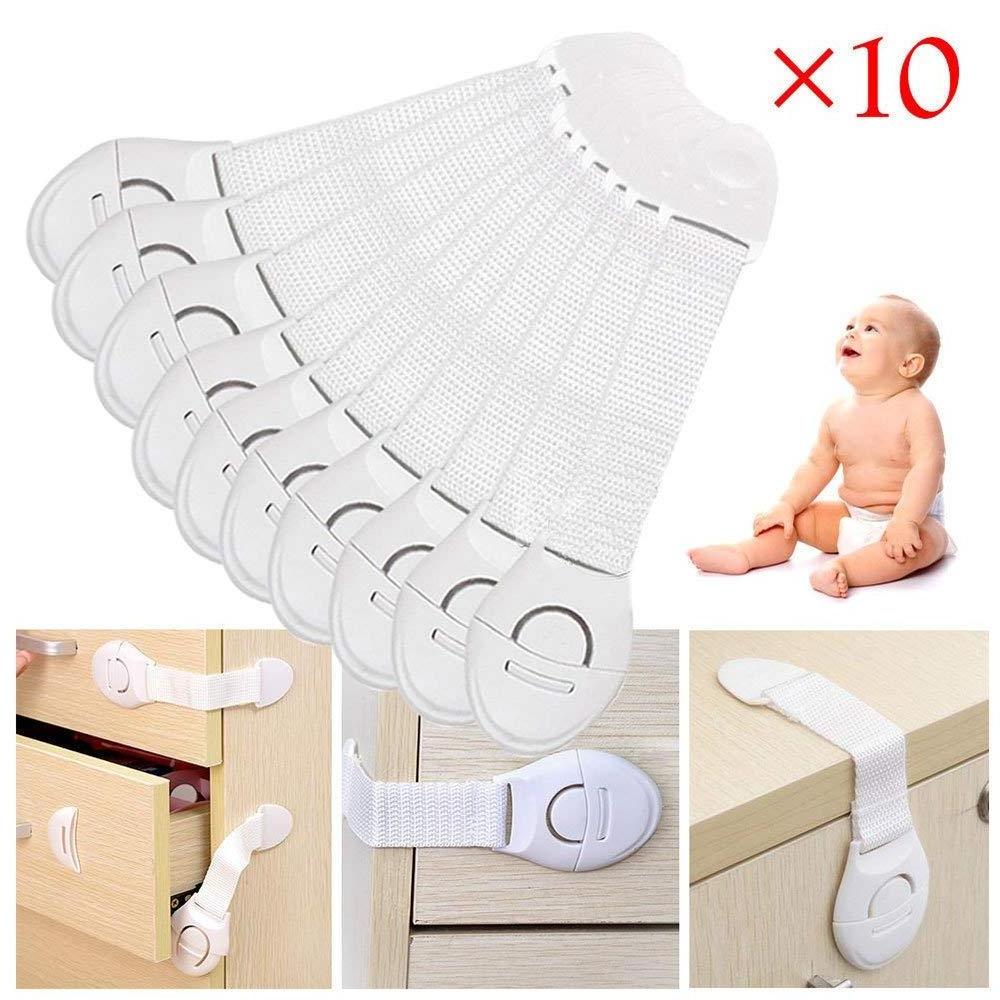 ABS Children Protective SAFETY LOCK Kids Baby Safety Lock Cupboard Cabinet Door Drawer Locks