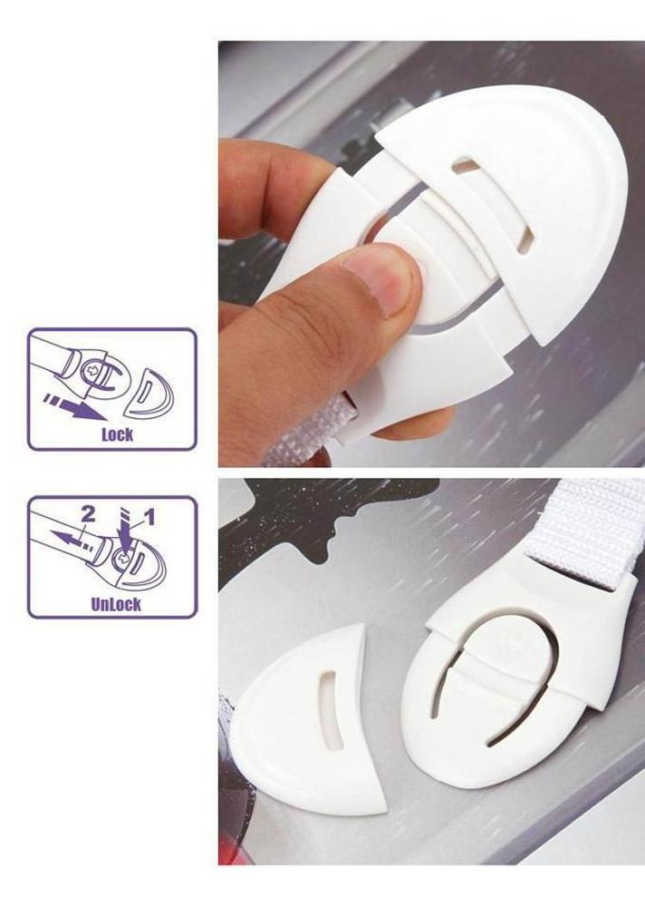 ABS Children Protective SAFETY LOCK Kids Baby Safety Lock Cupboard Cabinet Door Drawer Locks