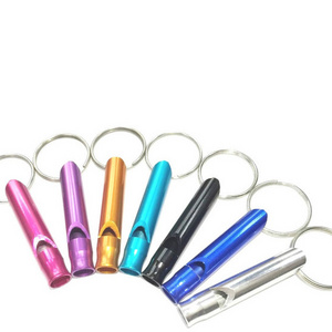 Aluminum Alloy Outdoor Survival Lifeguard Whistle Referee Whistle Children's Whistle