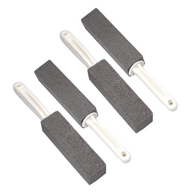 Pumice Stone Toilets Brush Quick Cleaning Stone Cleaner with Long Handle for Toilets Sinks Bathtubs