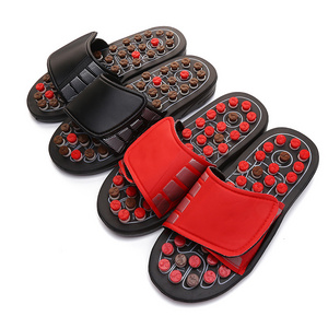 Feet Massage Slippers Foot Reflexology Acupuncture Therapy Massager Walk Stone Shoes Acupuncture Cobblestone Massageador Sandal