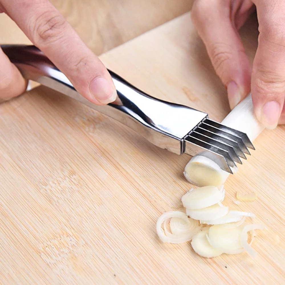 kitchen cutting  chopped green onion knife cutting Onions artifact garlic sprout shredded green onion cutter