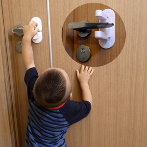 Baby Safety Lock Door Lever Lock Safety Child Toddler Proof Doors