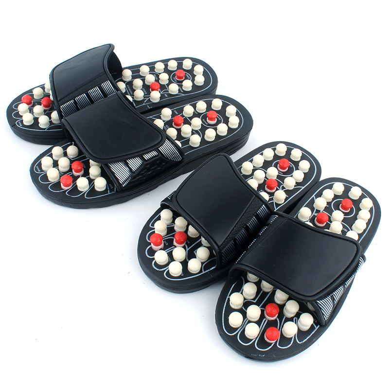 Feet Massage Slippers Foot Reflexology Acupuncture Therapy Massager Walk Stone Shoes Acupuncture Cobblestone Massageador Sandal