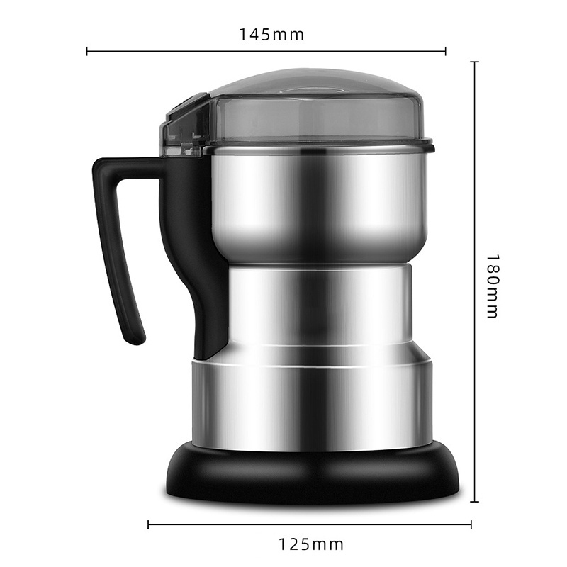 Electric Coffee Grinder for home Nuts Beans Spices Blender Grains Grinder Machine Kitchen Multi functional Coffee Chopper Blade