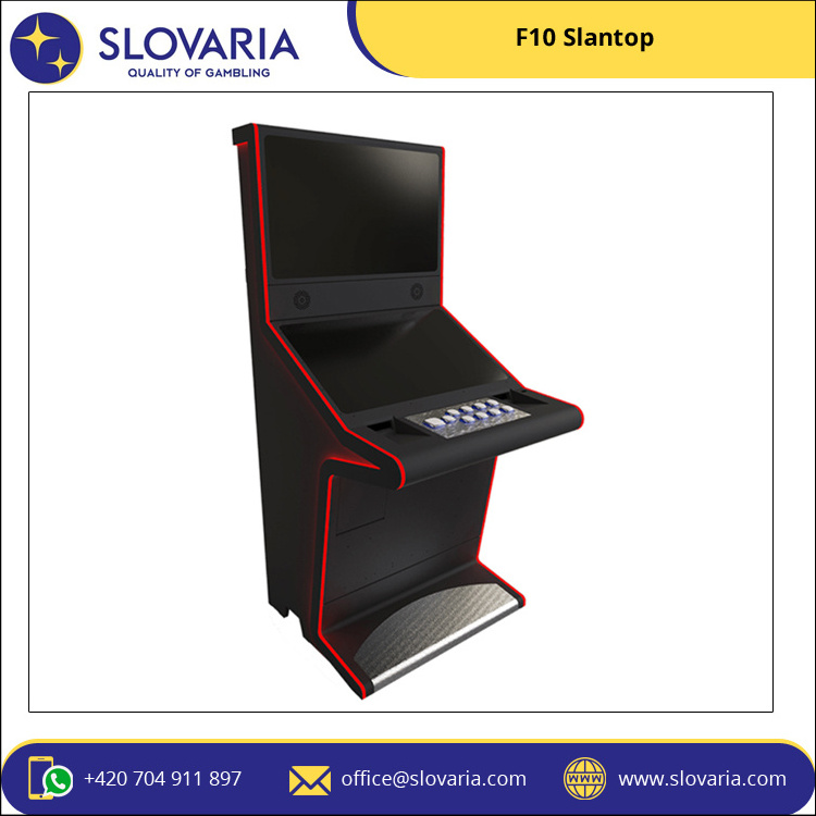 LED Double Screen Coin Operated F10 Slantop Video Online Skill Games Machine at Affordable Market Price for Sale