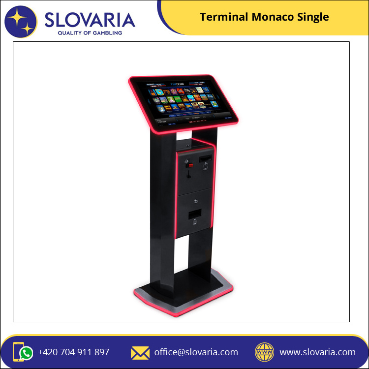 Manufacturer's Single Monaco Arcade Game Video Kiosk Cabinet with Online Game Software Entertainment Products for Sale